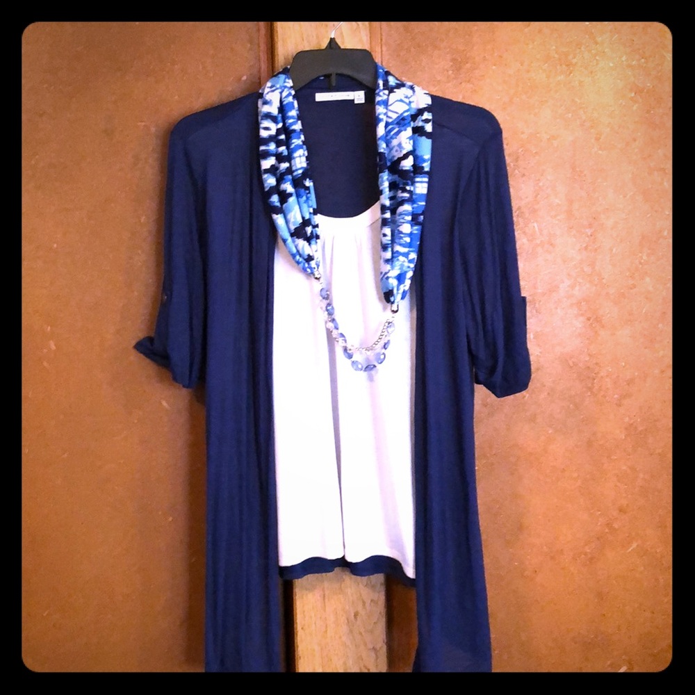 Two piece blouse by Notations